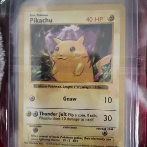 Pikachu Shadowless Base Set .